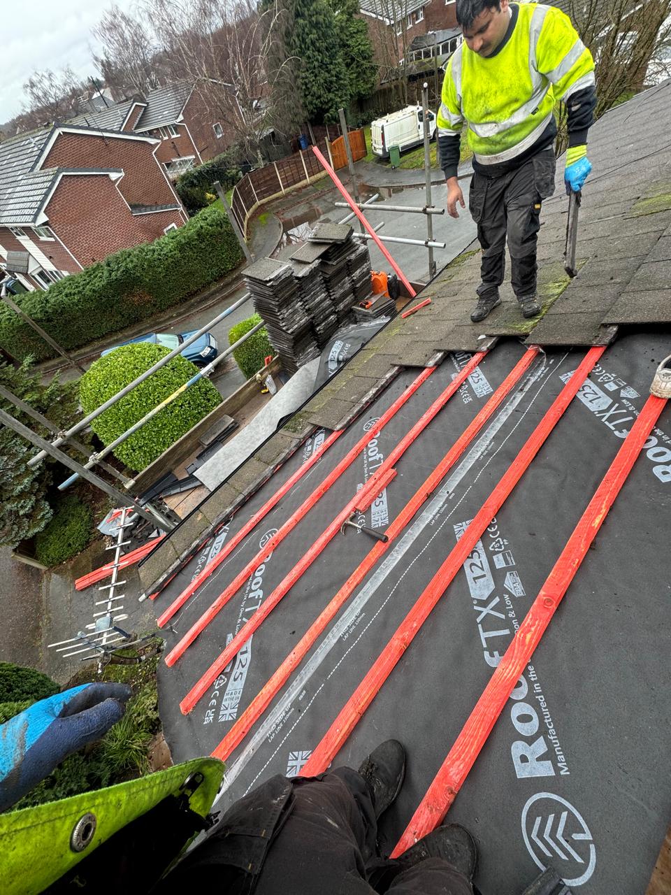 Roof repair project London